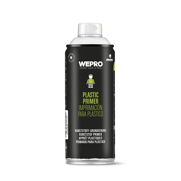 MTN WEPRO Plastic Primer Spuitbus 400ml – Hechtprimer voor Kunststof