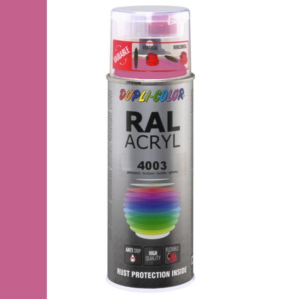 Dupli-Color spuitbus Acryl 400ml Hoogglans RAL 4003