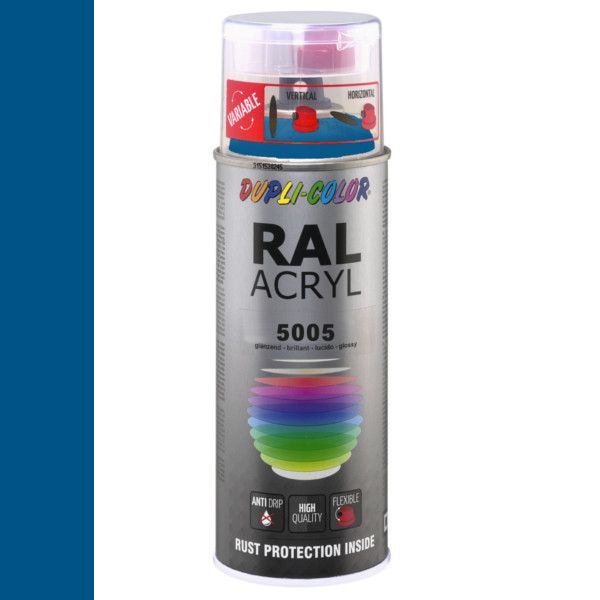 Dupli-Color spuitbus Acryl 400ml Hoogglans RAL 5005