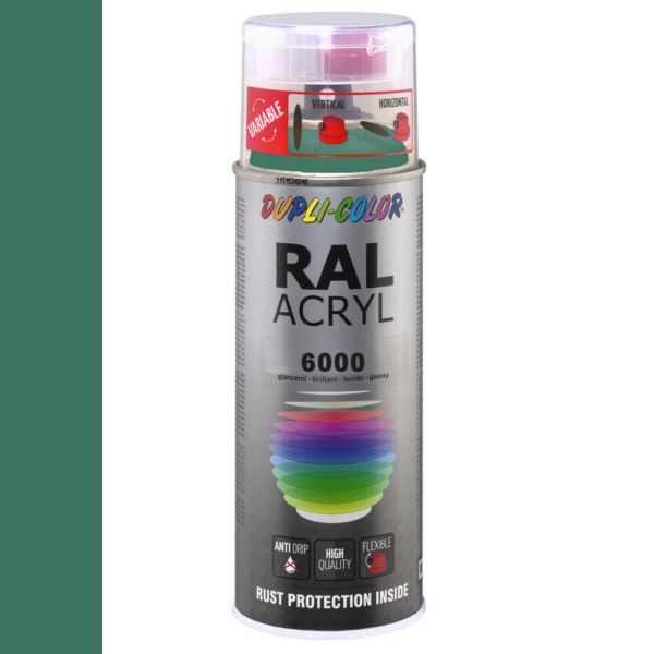Dupli-Color spuitbus Acryl 400ml Hoogglans RAL 6000