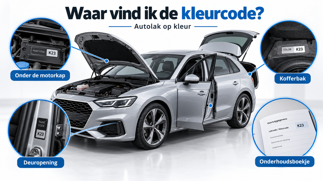 Hoe vind ik mijn kleurcode?