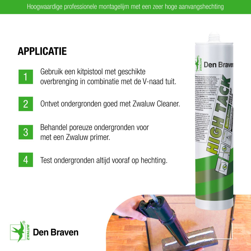 Zwaluw Den Braven High Tack 290ml