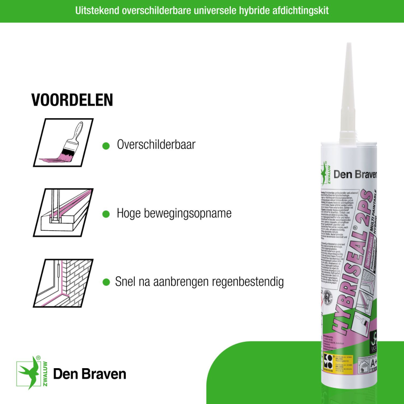 Zwaluw Den Braven Hybriseal 2PS 290ml