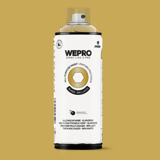 MTN WEPRO All-Purpose Spuitbus 400ml Hoogglans - GOLD