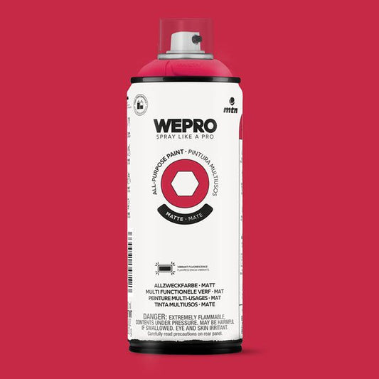 MTN WEPRO All-Purpose Spuitbus 400ml Mat - FLUOR RED