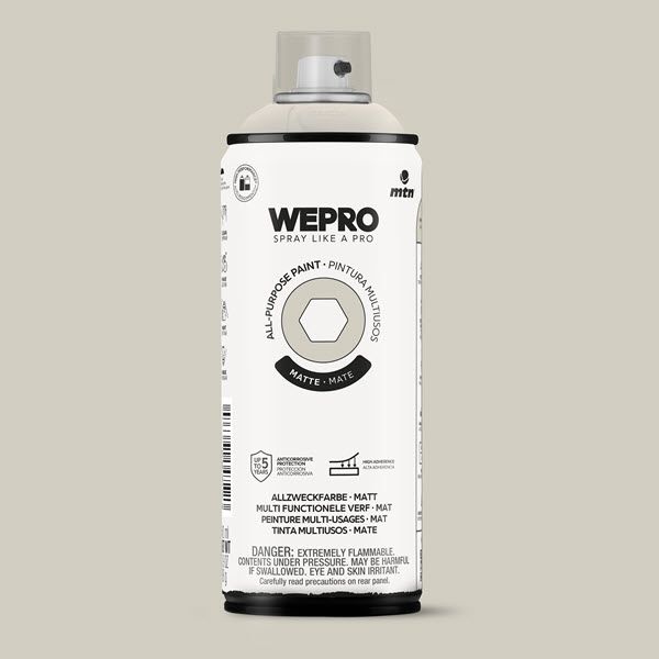 MTN WEPRO All-Purpose Spuitbus 400ml Mat - RAPA NUI GREY