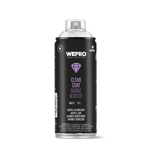 MTN WEPRO Clear Coat Spuitbus 400ml - Mat