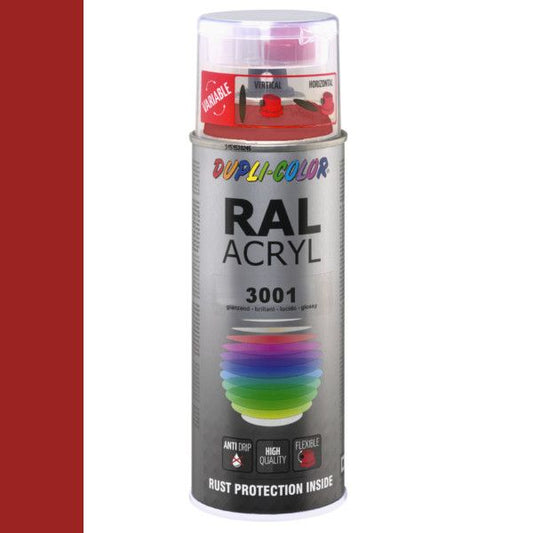 Dupli-Color spuitbus Acryl 400ml Hoogglans RAL 3001