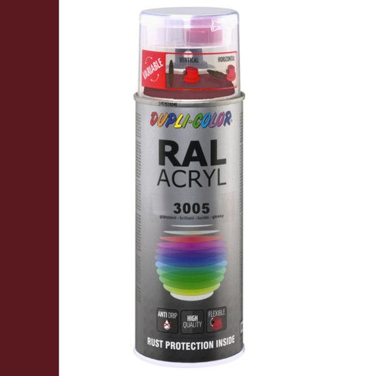 Dupli-Color spuitbus Acryl 400ml Hoogglans RAL 3005