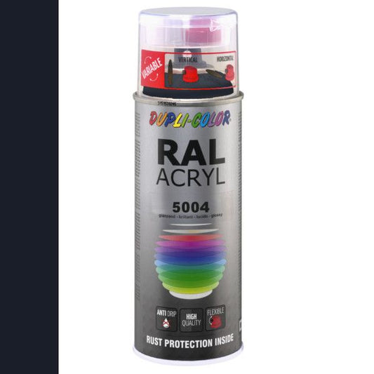 Dupli-Color spuitbus Acryl 400ml Hoogglans RAL 5004
