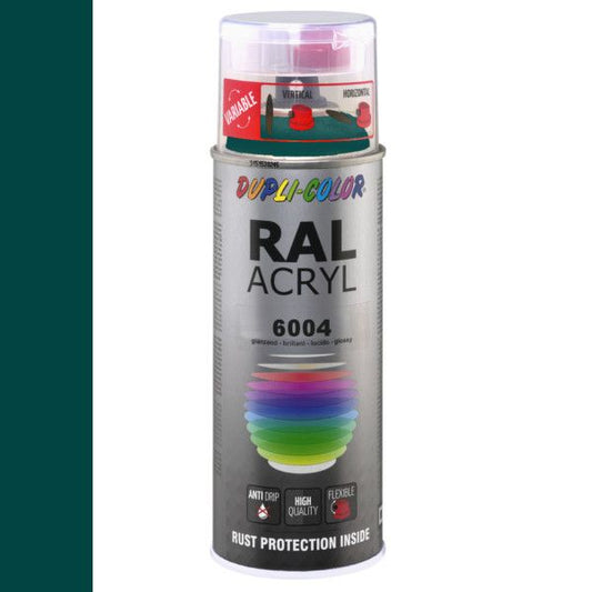 Dupli-Color spuitbus Acryl 400ml Hoogglans RAL 6004