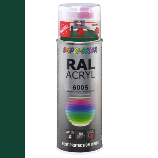 Dupli-Color spuitbus Acryl 400ml Hoogglans RAL 6005