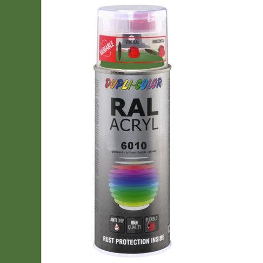 Dupli-Color spuitbus Acryl 400ml Hoogglans RAL 6010
