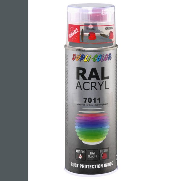 Dupli-Color spuitbus Acryl 400ml Hoogglans RAL 7011