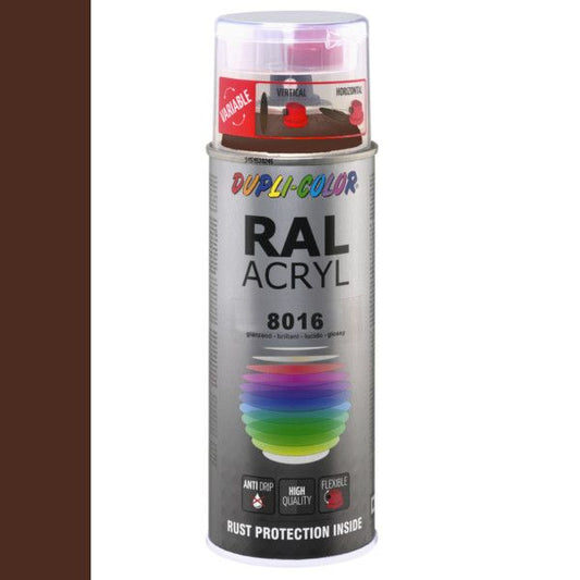 Dupli-Color spuitbus Acryl 400ml Hoogglans RAL 8016