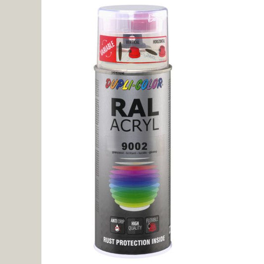 Dupli-Color spuitbus Acryl 400ml Hoogglans RAL 9002