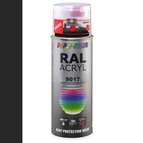 Dupli-Color spuitbus Acryl 400ml Hoogglans RAL 9017